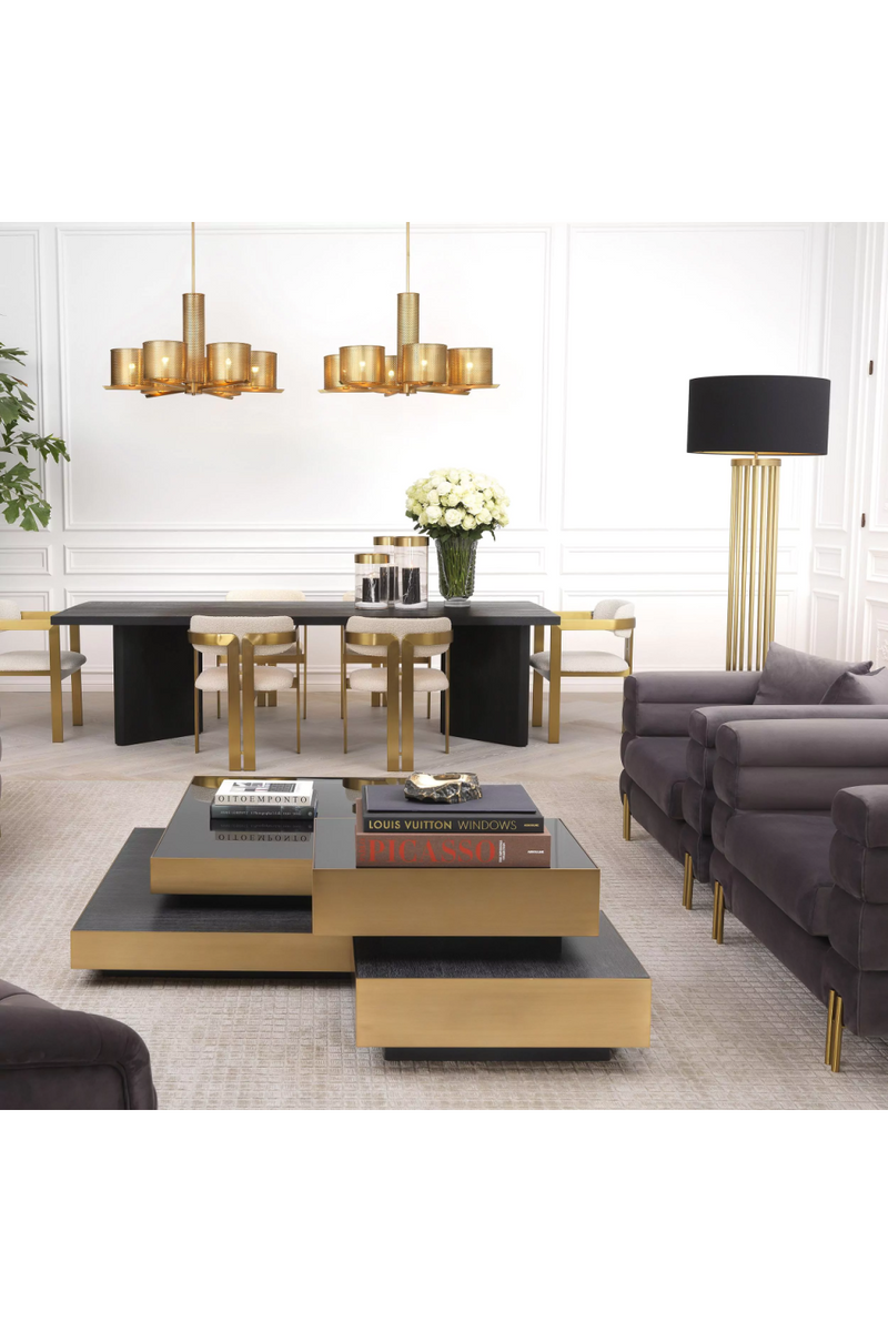Antique Brass Floor Lamp | Eichholtz Condo | Eichholtzmiami.com