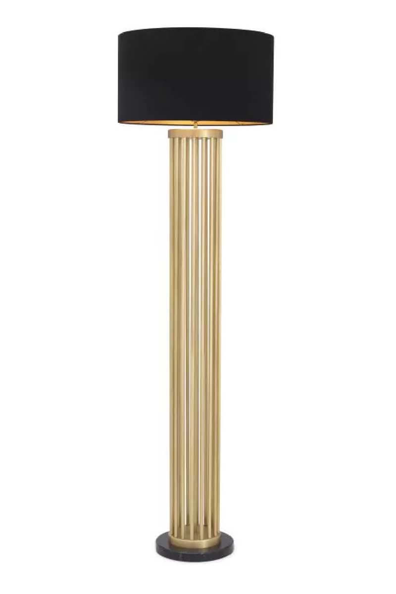 Antique Brass Floor Lamp | Eichholtz Condo | Eichholtzmiami.com