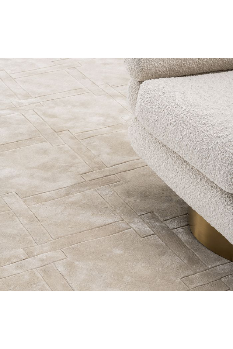 Hand Woven Plush Silver Sand Carpet | Eichholtz La Belle | Eichholtzmiami.com