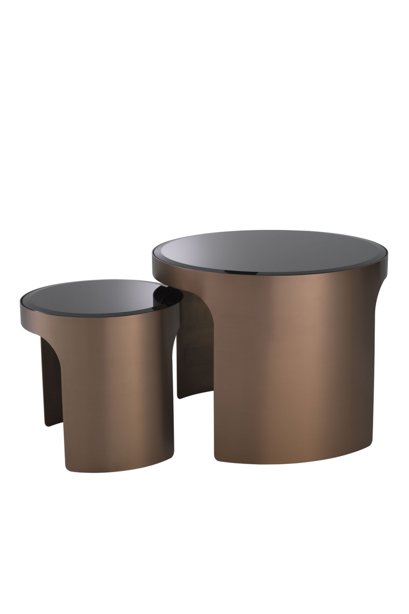 Bevelled Glass Side Tables (2) | Eichholtz Piemonte | Eichholtzmiami.com