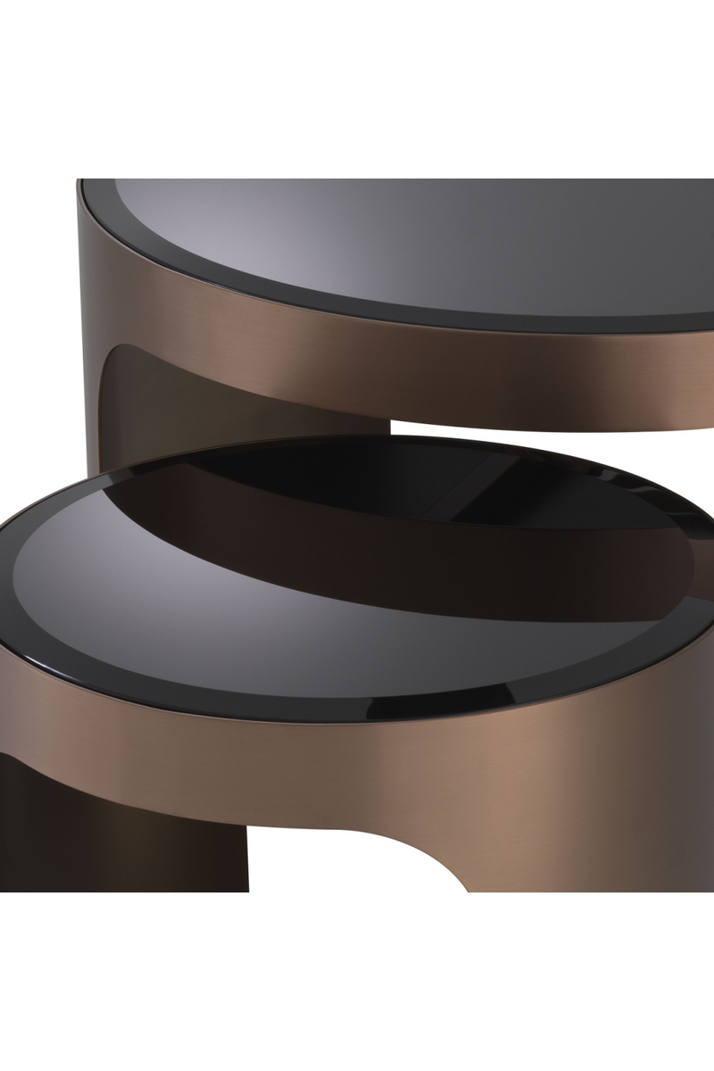 Bevelled Glass Side Tables (2) | Eichholtz Piemonte | Eichholtzmiami.com