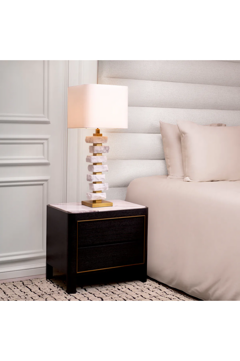 Charcoal Gray Bedside Table | Eichholtz Corazon | Eichholtzmiami.com