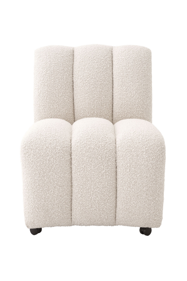 Bouclé Channeled Dining Chair | Eichholtz Kelly | Eichholtzmiami.com
