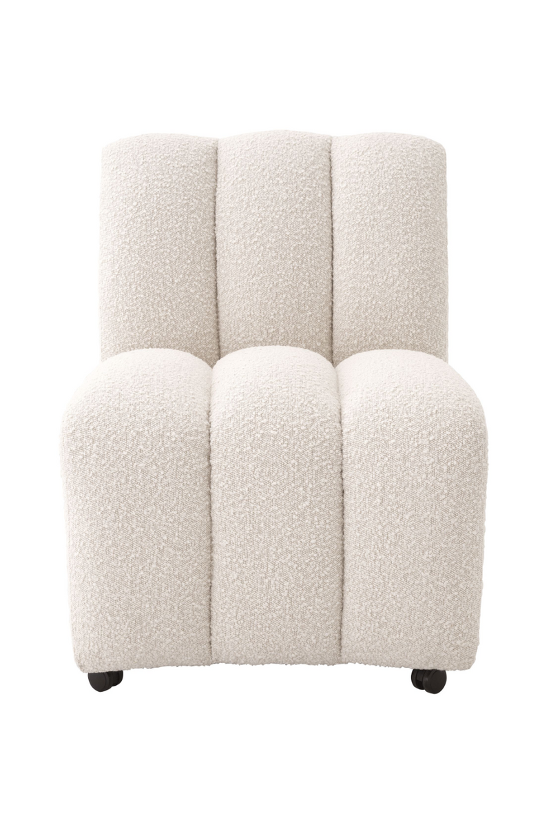 Bouclé Channeled Dining Chair | Eichholtz Kelly | Eichholtzmiami.com