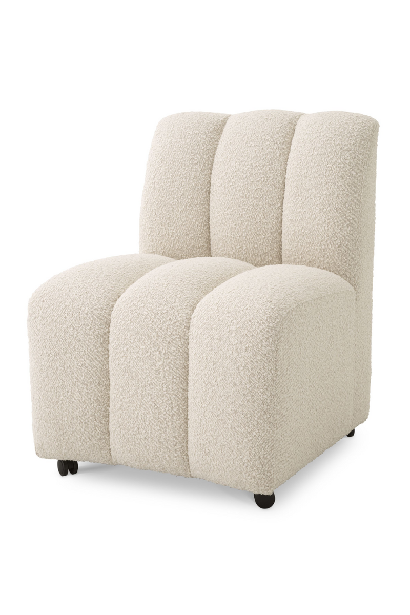 Bouclé Channeled Dining Chair | Eichholtz Kelly | Eichholtzmiami.com