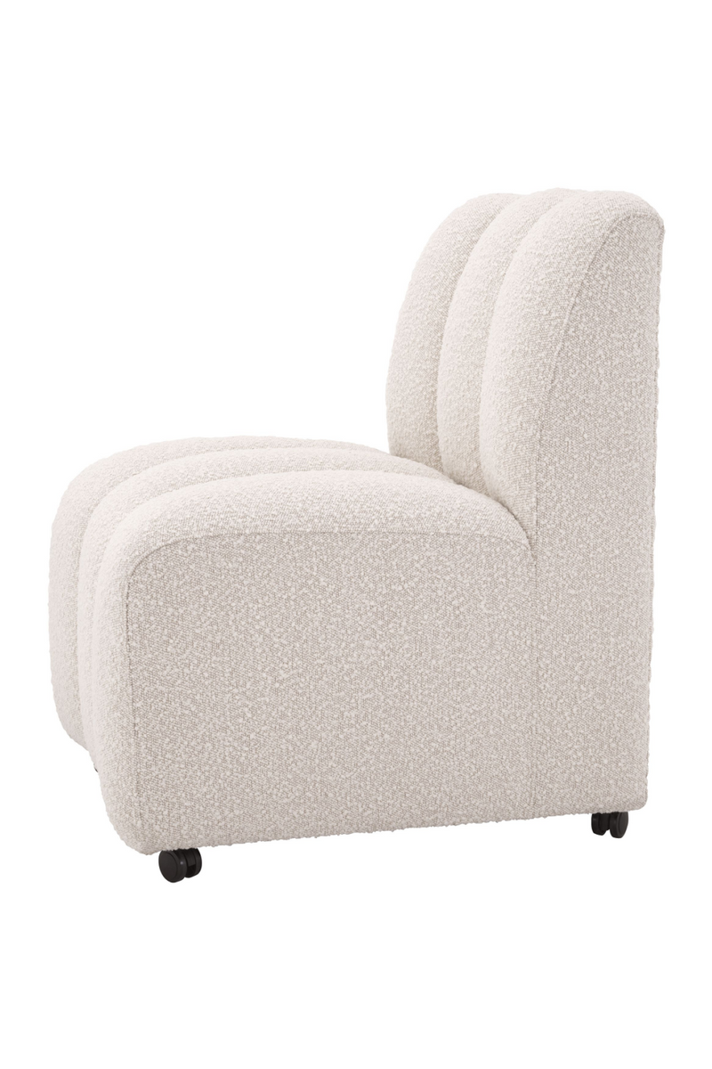 Bouclé Channeled Dining Chair | Eichholtz Kelly | Eichholtzmiami.com