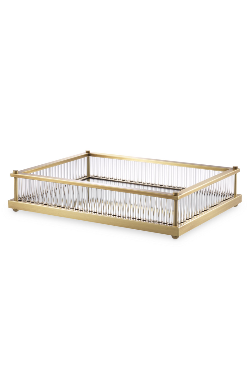 Mirror Bottom Rectangular Tray | Eichholtz Cora | Eichholtzmiami.com