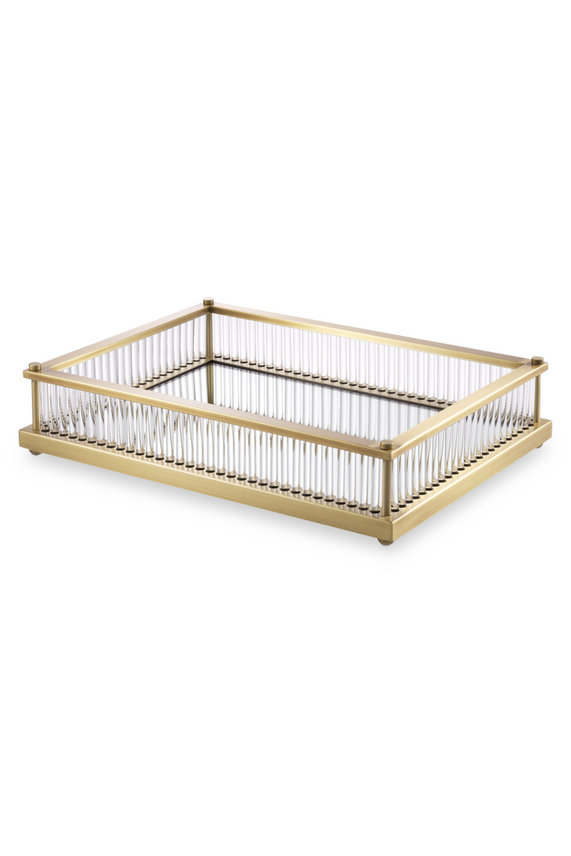 Mirror Bottom Rectangular Tray | Eichholtz Cora | Eichholtzmiami.com