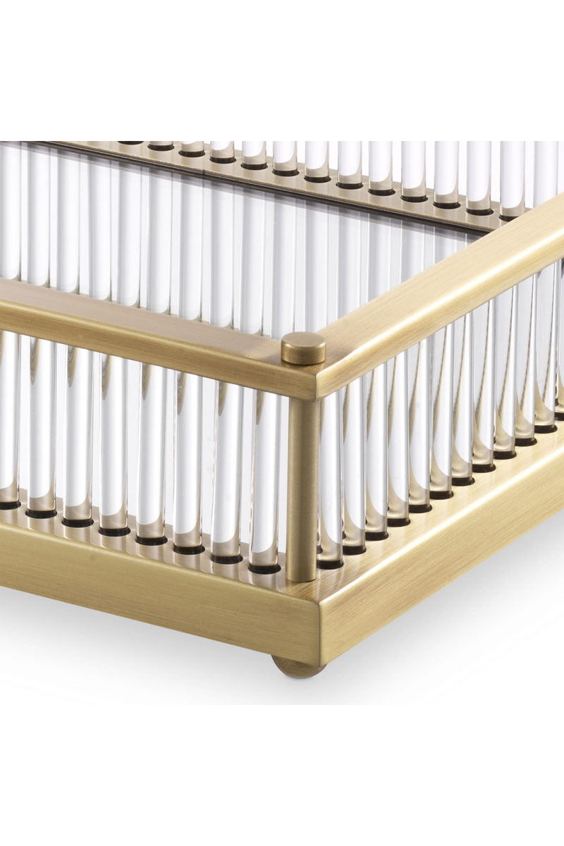 Mirror Bottom Rectangular Tray | Eichholtz Cora | Eichholtzmiami.com