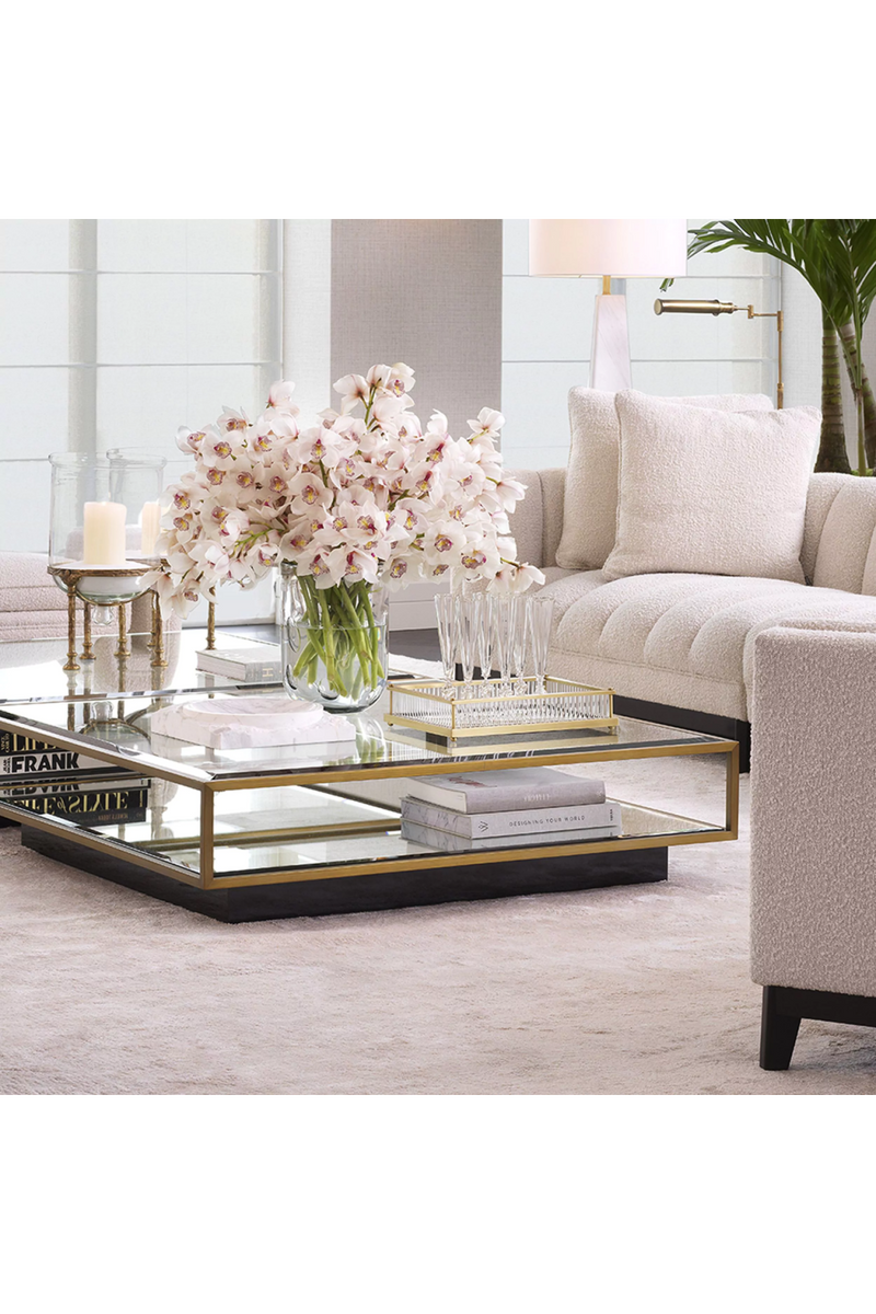 Mirror Bottom Rectangular Tray | Eichholtz Cora | Eichholtzmiami.com