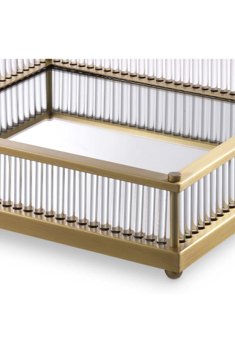 Mirror Bottom Square Tray | Eichholtz Cora | Eichholtzmiami.com
