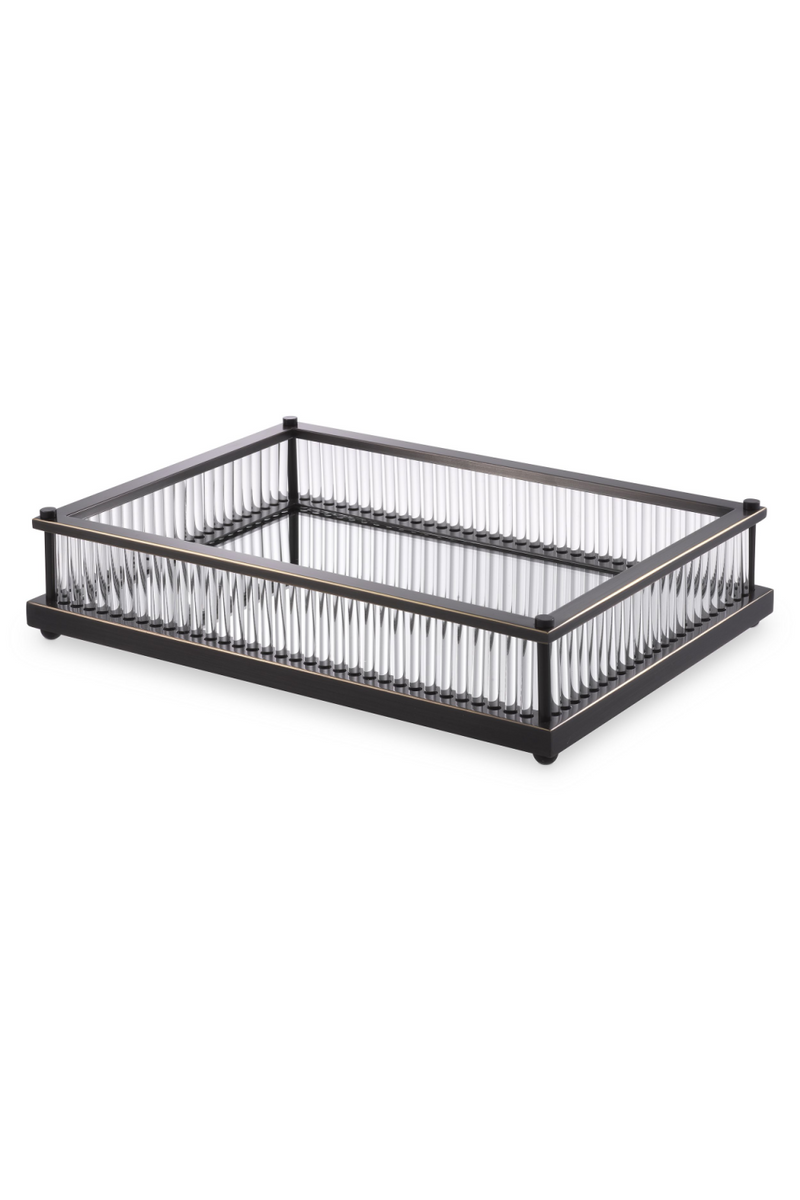 Mirror Bottom Rectangular Tray | Eichholtz Cora | Eichholtzmiami.com