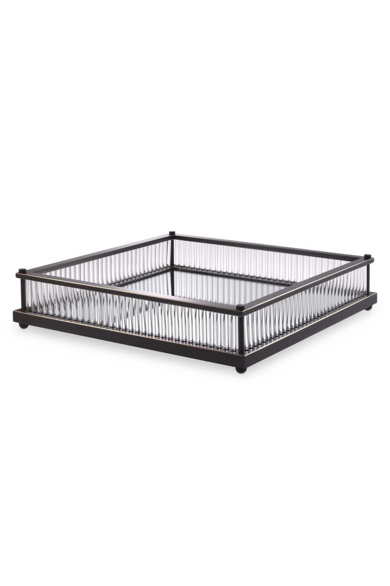 Mirror Bottom Square Tray | Eichholtz Cora | Eichholtzmiami.com