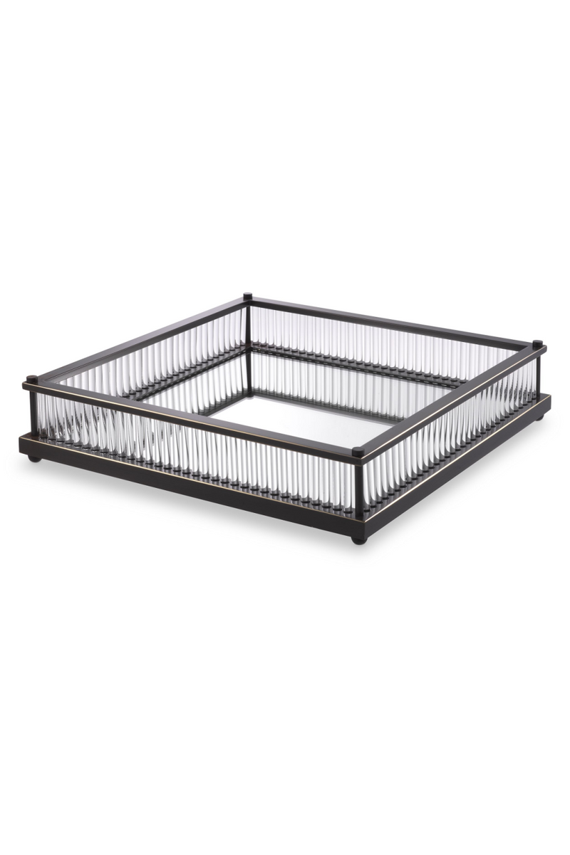 Mirror Bottom Square Tray | Eichholtz Cora | Eichholtzmiami.com