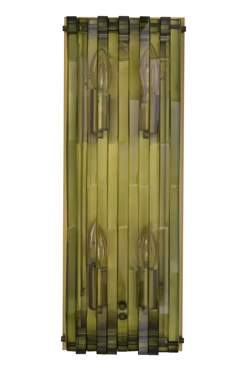Geometrical Glass Wall Lamp L | Eichholtz Nuvola | Eichholtzmiami.com