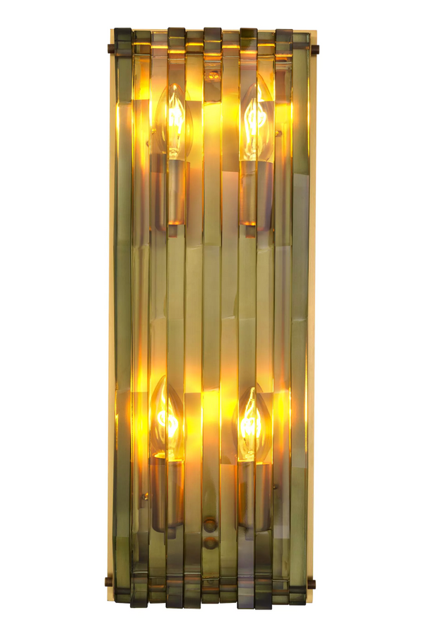 Geometrical Glass Wall Lamp L | Eichholtz Nuvola | Eichholtzmiami.com