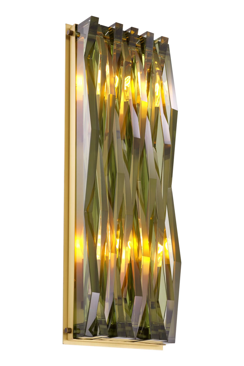 Geometrical Glass Wall Lamp L | Eichholtz Nuvola | Eichholtzmiami.com