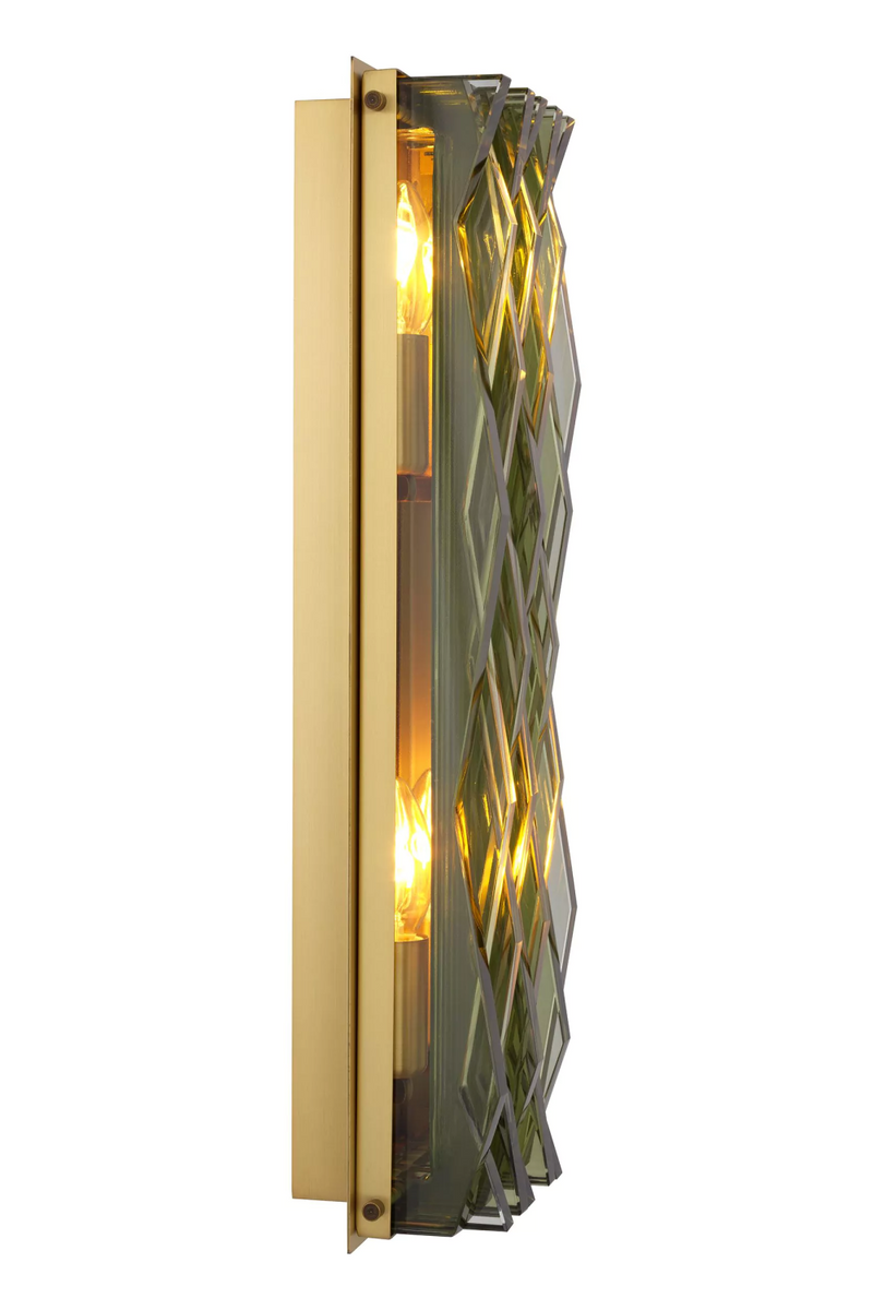 Geometrical Glass Wall Lamp L | Eichholtz Nuvola | Eichholtzmiami.com