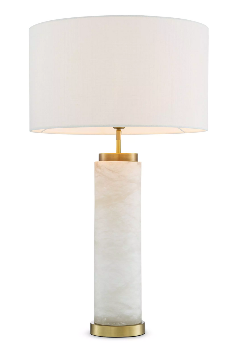White Drum Shade Table Lamp | Eichholtz Lxry | OROATRADE.com