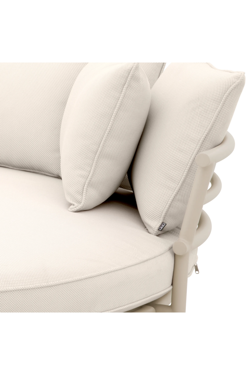 White Round Outdoor Sofa | Eichholtz Laguno | Eichholtzmiami.com