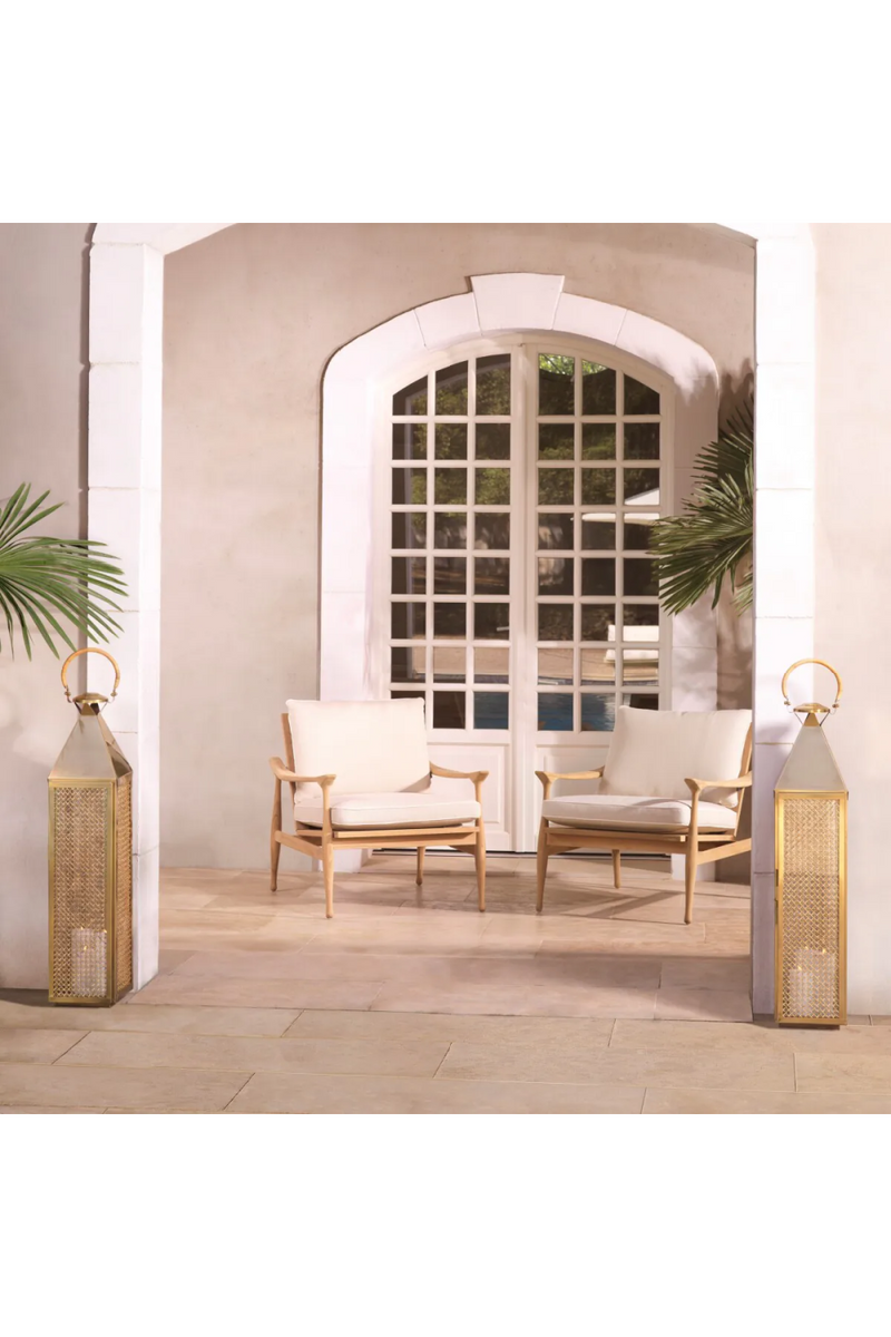 Natural Teak Outdoor Lounge Chair | Eichholtz Manzo | Eichholtzmiami.com