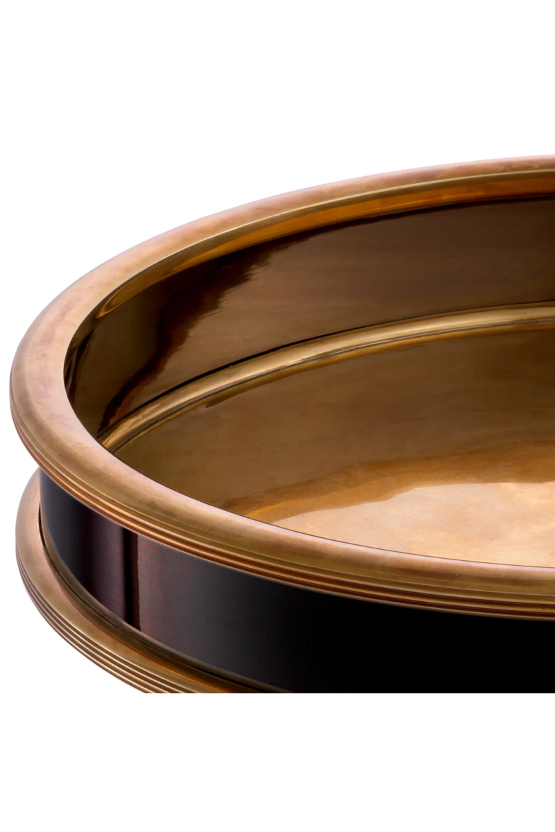 Vintage Brass Round Tray | Eichholtz Ella | Eichholtzmiami.com