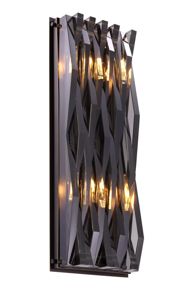 Geometrical Glass Wall Lamp L | Eichholtz Nuvola | Eichholtzmiami.com