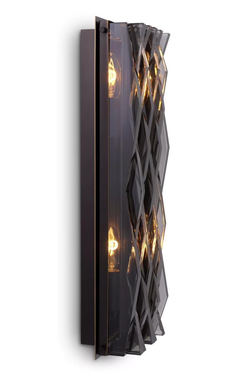 Geometrical Glass Wall Lamp L | Eichholtz Nuvola | Eichholtzmiami.com