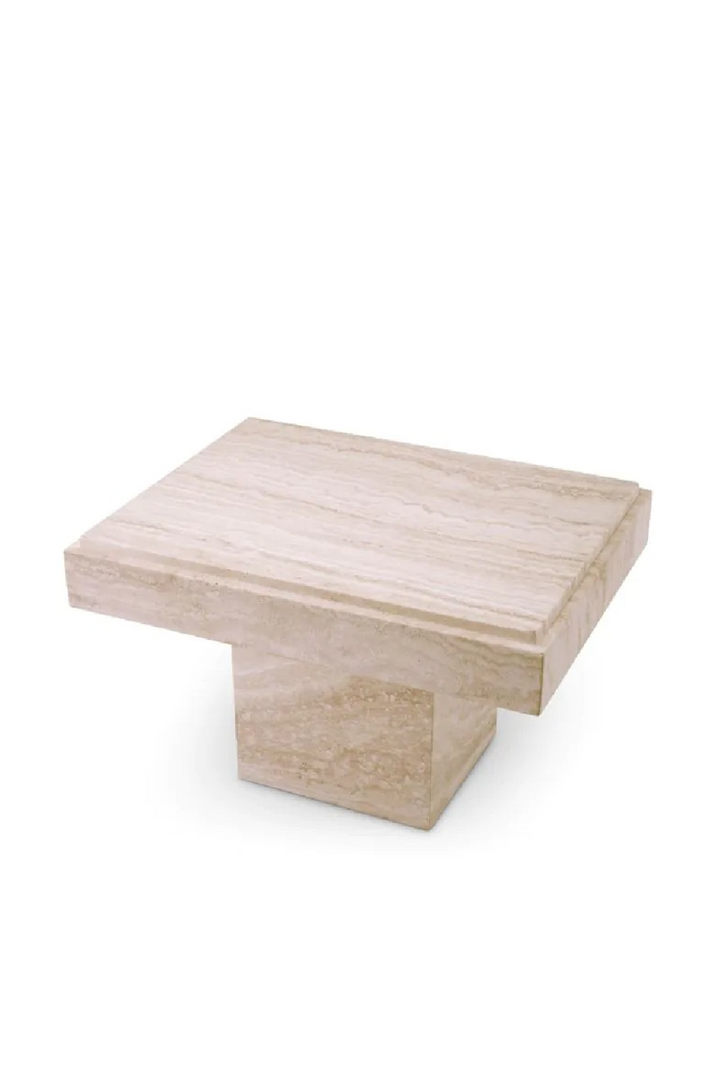 Travertine Central Base Side Table | Eichholtz Sartoria | Eichholtzmiami.com