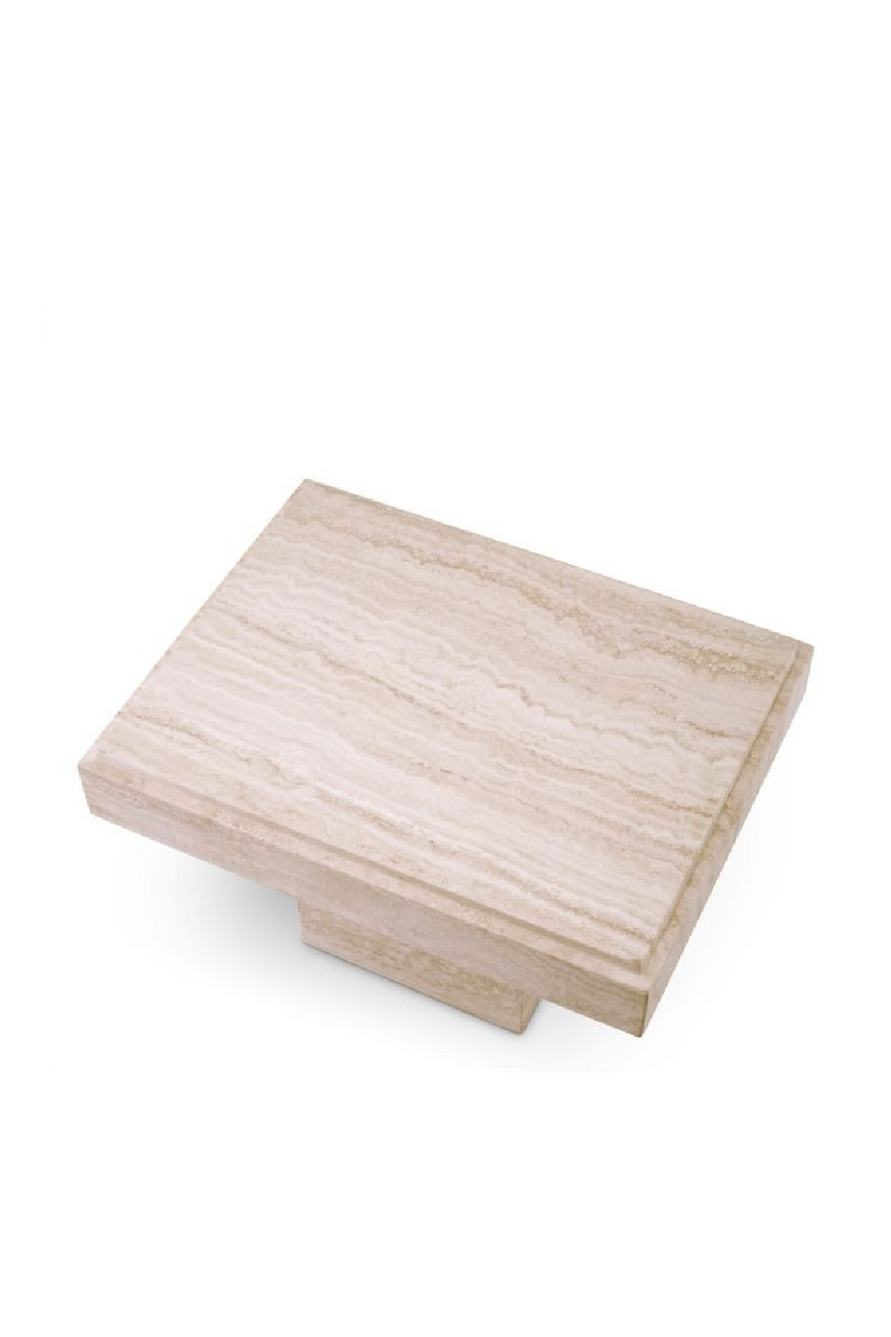 Travertine Central Base Side Table | Eichholtz Sartoria | Eichholtzmiami.com