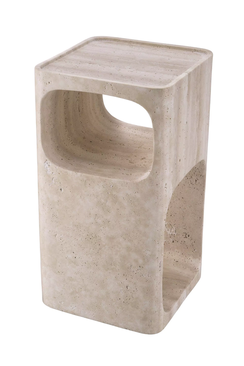 Carved Stone Side Table | Eichholtz Adler | Eichholtzmiami.com