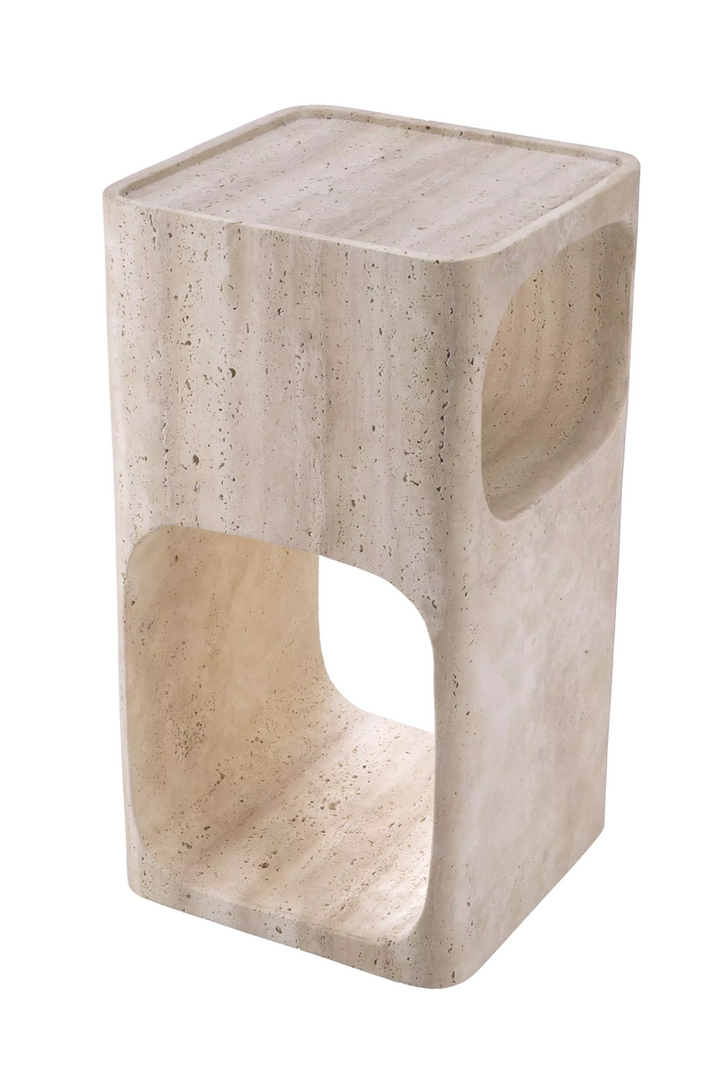 Carved Stone Side Table | Eichholtz Adler | Eichholtzmiami.com