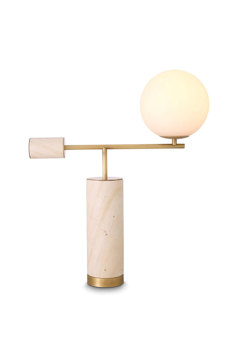 Travertine Modern Table Lamp | Eichholtz Xperience | Eichholtzmiami.com