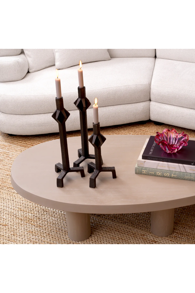 Bronze Vintage Candle Holder | Eichholtz Conti | Eichholtzmiami.com