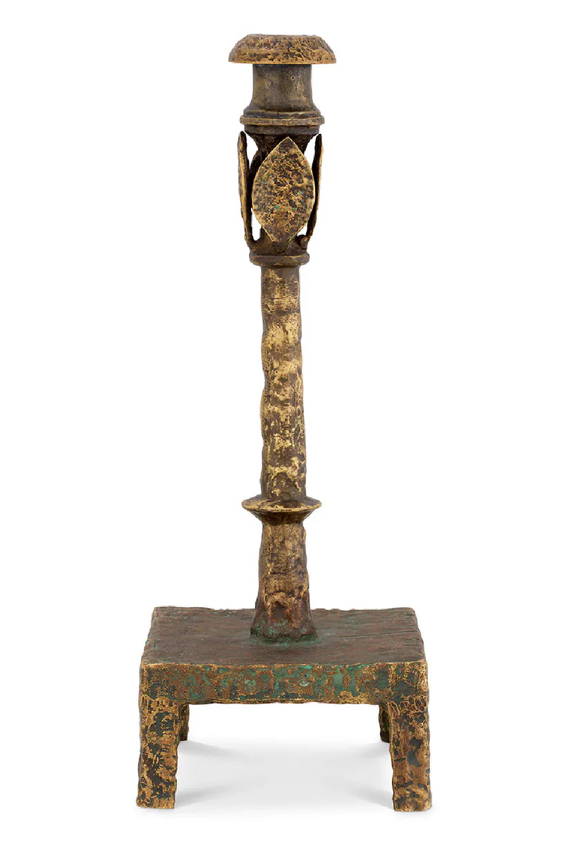 Antique Brass Candle Holder | Eichholtz Santoro | Eichholtzmiami.com