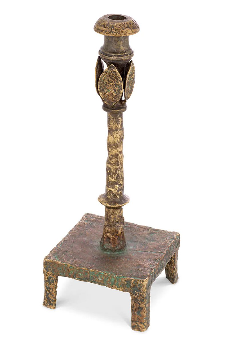 Antique Brass Candle Holder | Eichholtz Santoro | Eichholtzmiami.com