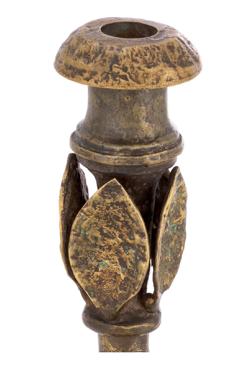Antique Brass Candle Holder | Eichholtz Santoro | Eichholtzmiami.com