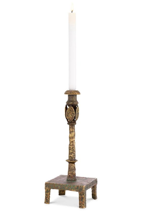 Antique Brass Candle Holder | Eichholtz Santoro | Eichholtzmiami.com