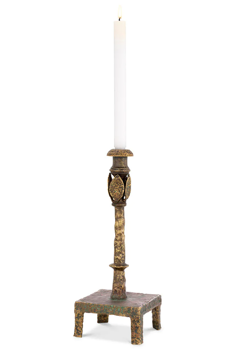Antique Brass Candle Holder | Eichholtz Santoro | Eichholtzmiami.com
