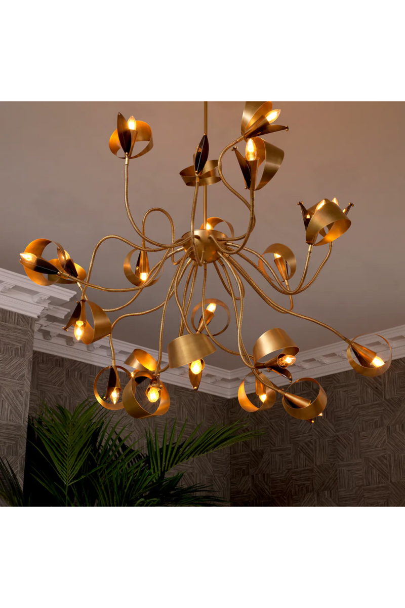 Antique Brass Chandelier | Eichholtz Corrientes | Eichholtzmiami.com