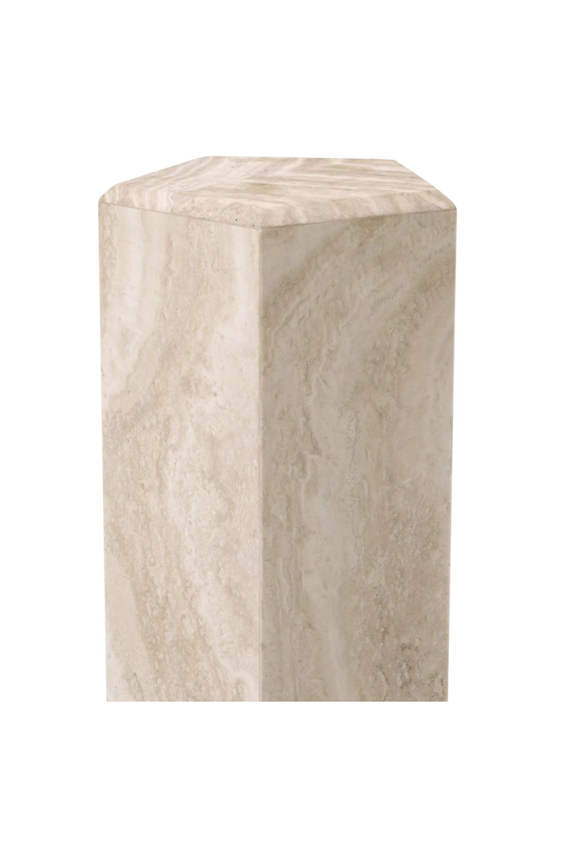 Hexagonal Travertine Column | Eichholtz Cuneo | Eichholtzmiami.com