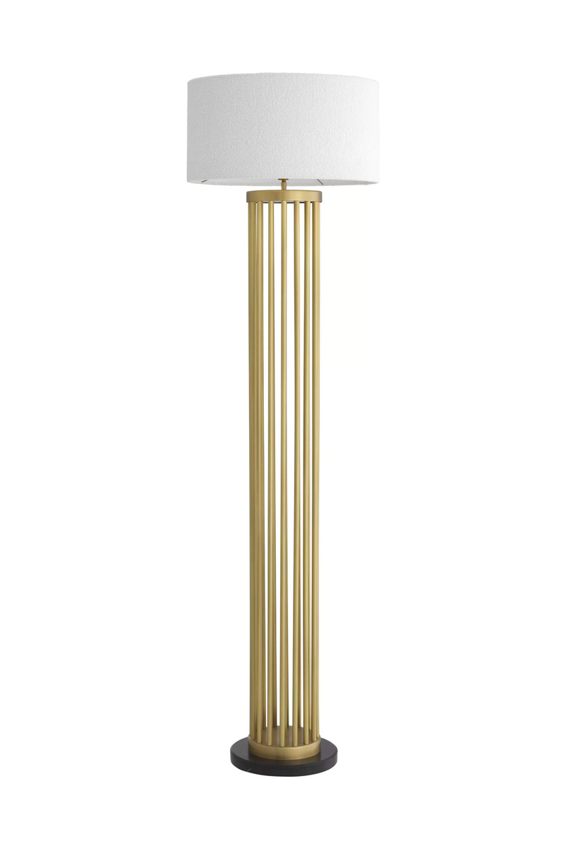 Antique Brass Floor Lamp | Eichholtz Condo | Eichholtzmiami.com