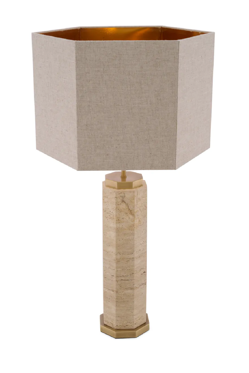 Modern Travertine Table Lamp | Eichholtz Newton | Eichholtzmiami.com