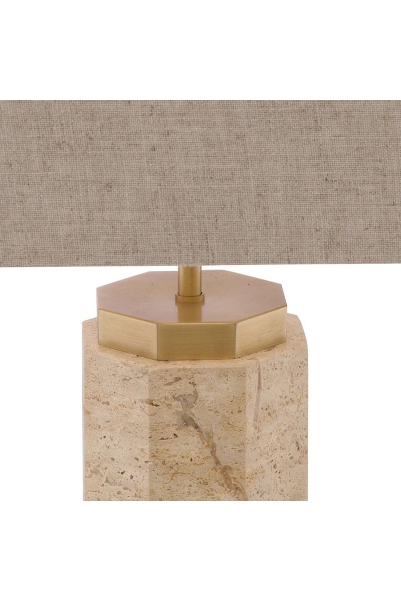 Modern Travertine Table Lamp | Eichholtz Newton | Eichholtzmiami.com