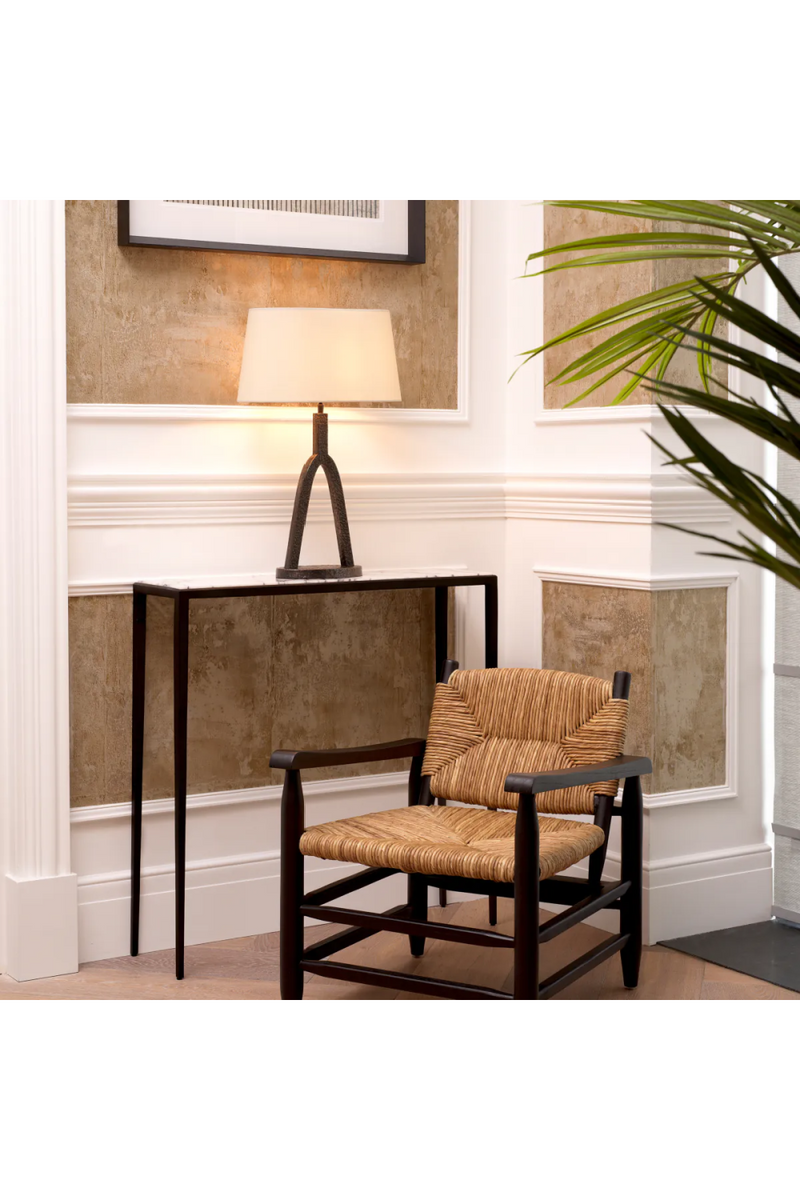 Woven Seagrass Lounge Armchair | Eichholtz Elliott | Eichholtzmiami.com
