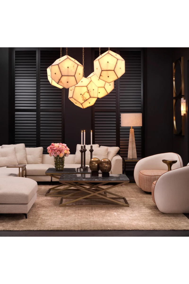 Orange Piping Cream Modular Chair | Eichholtz San Marino | Eichholtzmiami.com