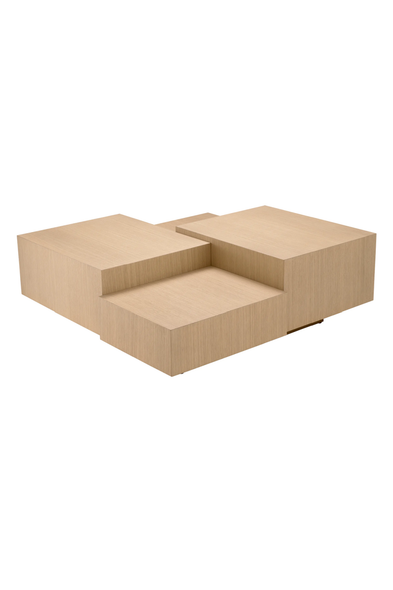 Oak Geometrical Coffee Table | Eichholtz Nerone | Eichholtzmiami.com