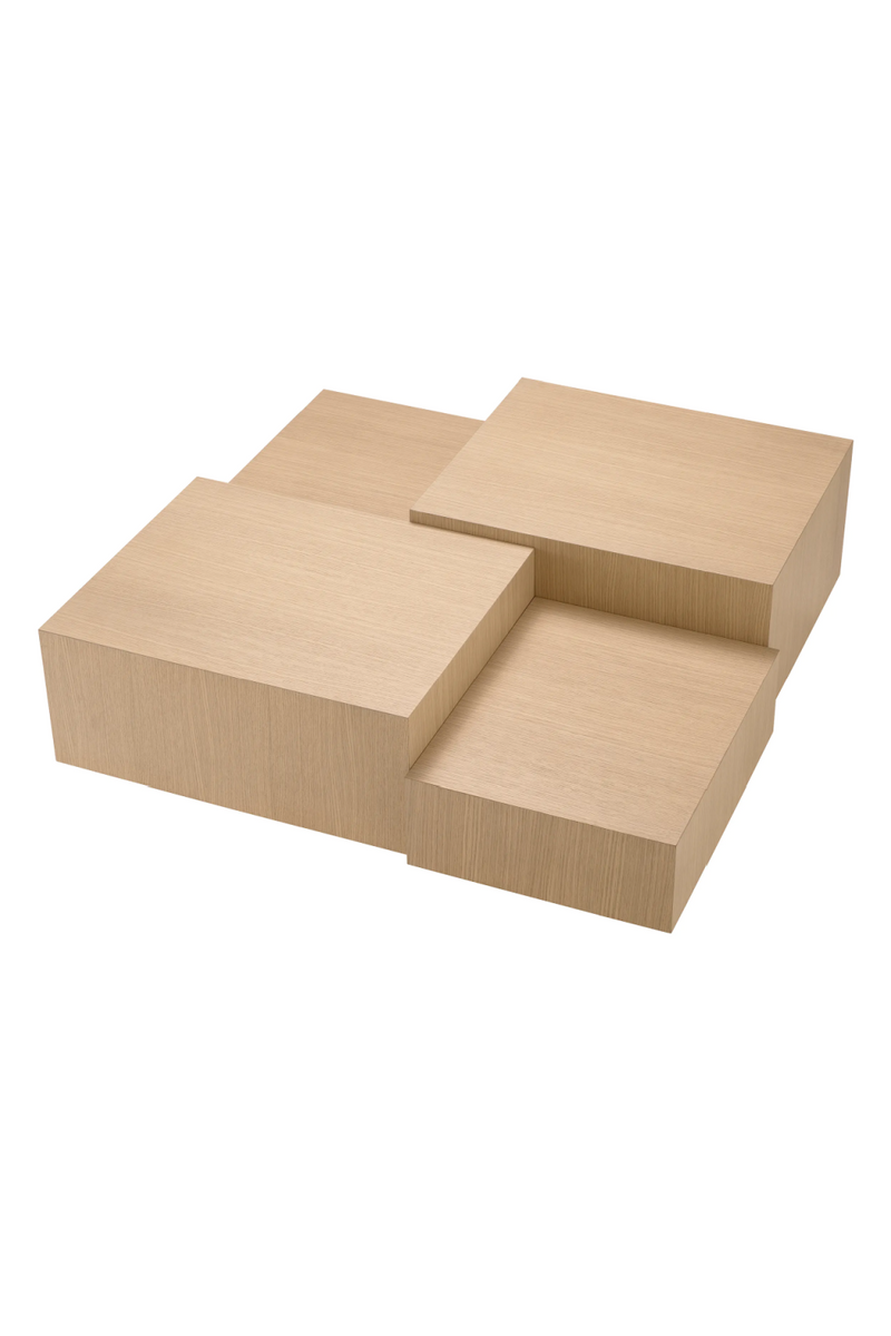 Oak Geometrical Coffee Table | Eichholtz Nerone | Eichholtzmiami.com