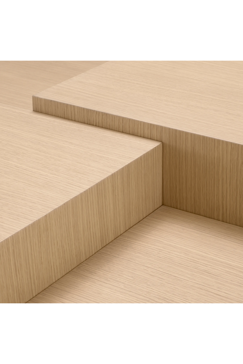 Oak Geometrical Coffee Table | Eichholtz Nerone | Eichholtzmiami.com