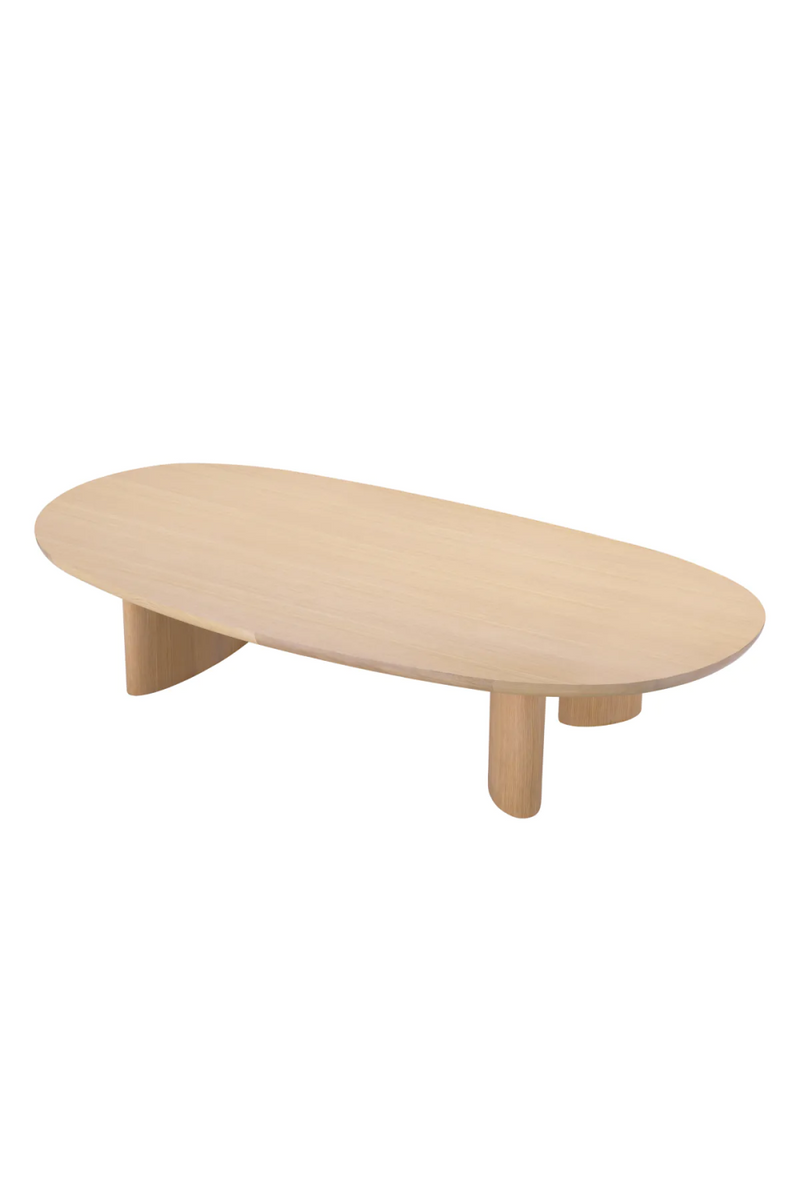 Scandi Oak Oval Coffee Table | Eichholtz Lindner | Eichholtzmiami.com
